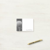 Black and White Puff Post-It Notes ポストイット (デスク上)