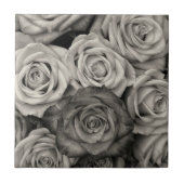 Black and White Roses タイル (正面)