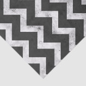 Black and white Rustic Chevron pattern 薄葉紙 (詳細)