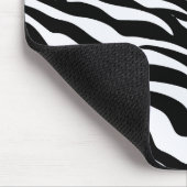 Black and White Safari Theme Zebra Animal Print マウスパッド (コーナー)