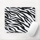 Black and White Safari Theme Zebra Animal Print マウスパッド (マウス)