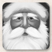 Black and White Santa Claus  コースター (正面)