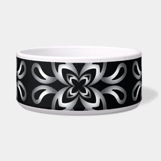 Black and white seamless pattern on  bowl ボウル
