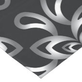 Black and white seamless pattern on  table runner ミディアムテーブルランナー (コーナー)