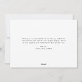 Black and White Shine Bright Christmas Photo Card シーズンカード (裏面)