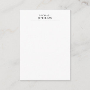 Black and White Simple Modern Design エンクロージャーカード