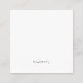 black and white sketch of Mountains エンクロージャーカード (裏面)