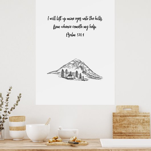 Black and White Sketches on Motto ポスター (キッチン)