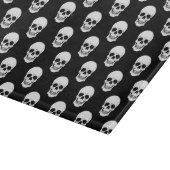 Black And White Skull Pattern Halloween カッティングボード (角)