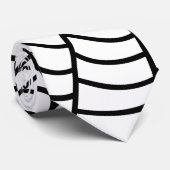 Black and White Spider Web ネクタイ (ロール)