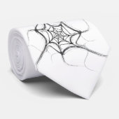 Black and White Spider Web Necktie ネクタイ (ロール)