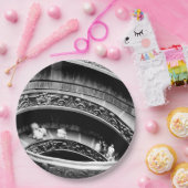 Black and White Spiral Staircase ペーパープレート (パーティー)