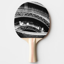 Black and White Spiral Staircase 卓球ラケット