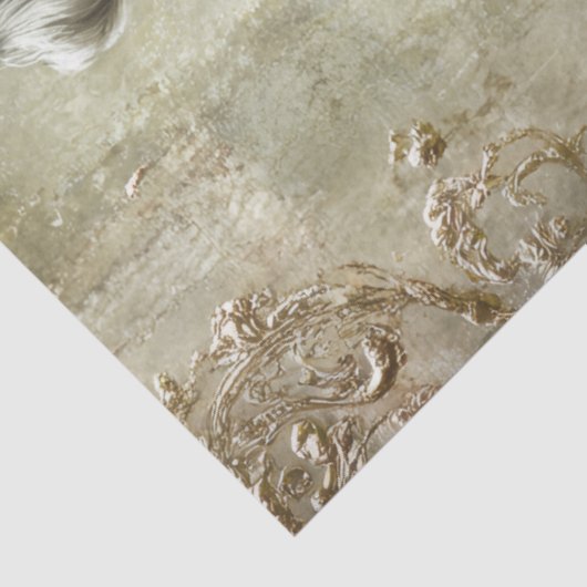 Black and White Spring Portrait Tissue Paper 薄葉紙 (詳細)