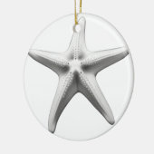 Black and White Starfish セラミックオーナメント (左)
