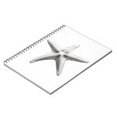 Black and White Starfish ノートブック (左側)