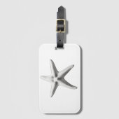 Black and White Starfish ラゲッジタグ (正面縦)