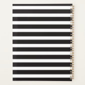 Black and White stripe プランナー手帳 (裏面)