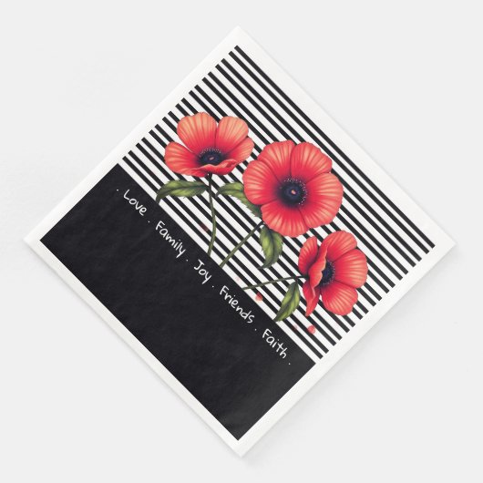 Black And White Stripe With Red (コーナー)