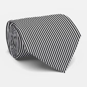 black and white stripes pattern or lines pattern ネクタイ (ロール)