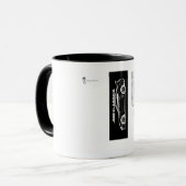 Black and White Supra Mug | Piston & Thread マグカップ (正面左)