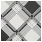 Black and white tartan, buffalo plaid, tiles, tile ファブリック (見本)