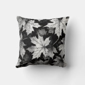 Black and White Throw Pillow クッション (裏面)