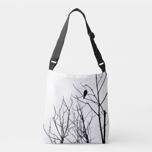 Black and White Tote Bag クロスボディバッグ (正面)