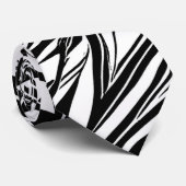 Black And White Tribal Abstract ネクタイ (ロール)