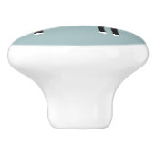 Black and White Tuxedo Cat セラミックノブ (側面)