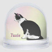 Black and White Tuxedo Cat Personalized (正面)