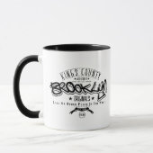 Black and White Urban Typography Mug マグカップ (左)
