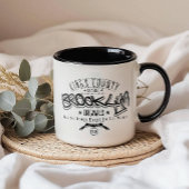 Black and White Urban Typography Mug マグカップ