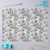 Black and White Vintage  薄葉紙 (クラフト)