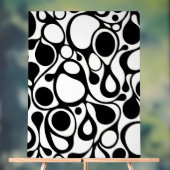 Black and white wall poster アクリルサイン (ニュートラル)