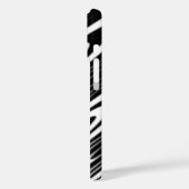 black and white wavy seamless organic pattern Case-Mate iPhoneケース (裏面 / 左)