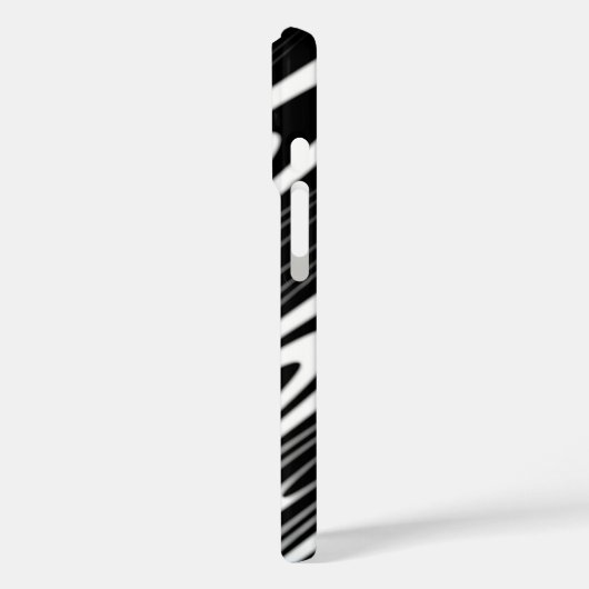 black and white wavy seamless organic pattern Case-Mate iPhoneケース (裏面 / 左)