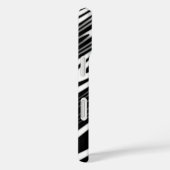 black and white wavy seamless organic pattern Case-Mate iPhoneケース (裏面 / 右)