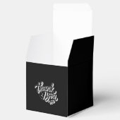 Black and White Wedding Favor Box フェイバーボックス (オープン)