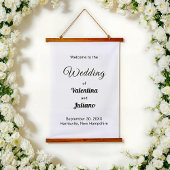 Black and White Wedding Hanging Tapestry 吊り下げ型タペストリー