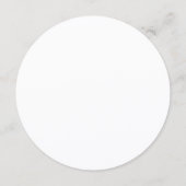 Black and White Wedding Menu メニュー (裏面)