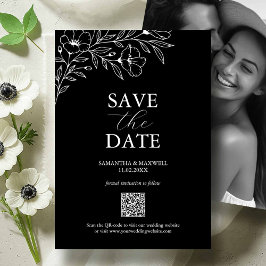 Black And White Wedding Save The Dates セーブザデート