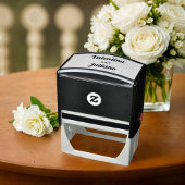 Black and White Wedding Stamp セルフインキングスタンプ