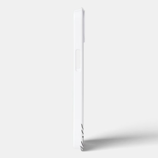 Black and White Wildflower iPhone 13 Case Case-Mate iPhoneケース (裏面 / 右)