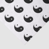 Black and White Yin Yang Mindfulness Yogi 薄葉紙 (詳細)