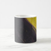 Black and yellow surface コーヒーマグカップ (中央)