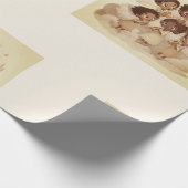 Black Angel Christmas Choir Wrapping Paper 2 ラッピングペーパー (角)