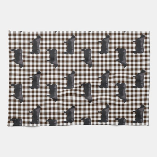 Black Angus キッチンタオル (横)