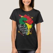 Black Assistant Principal Black History Month Teac Tシャツ (正面)