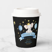 black baby elephant 紙コップ (裏面)